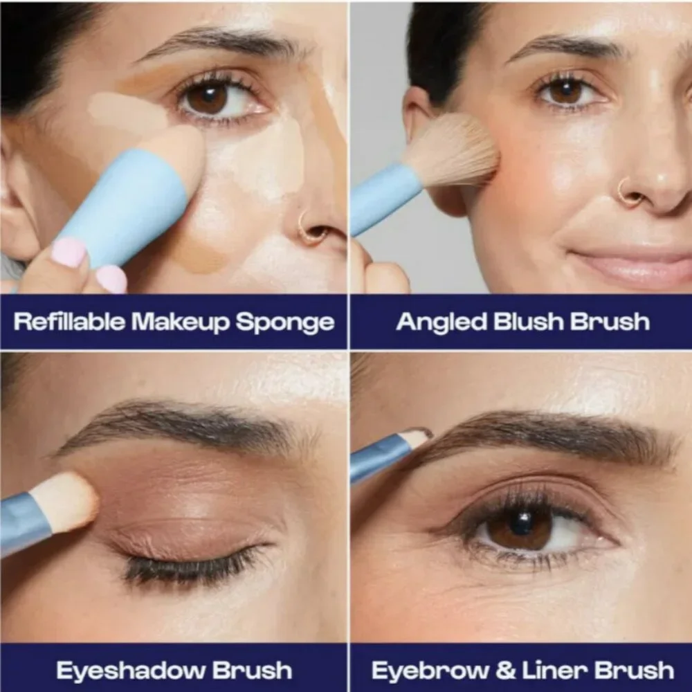 alleyoop Multi-Tasker 4-in-1 Makeup Brush